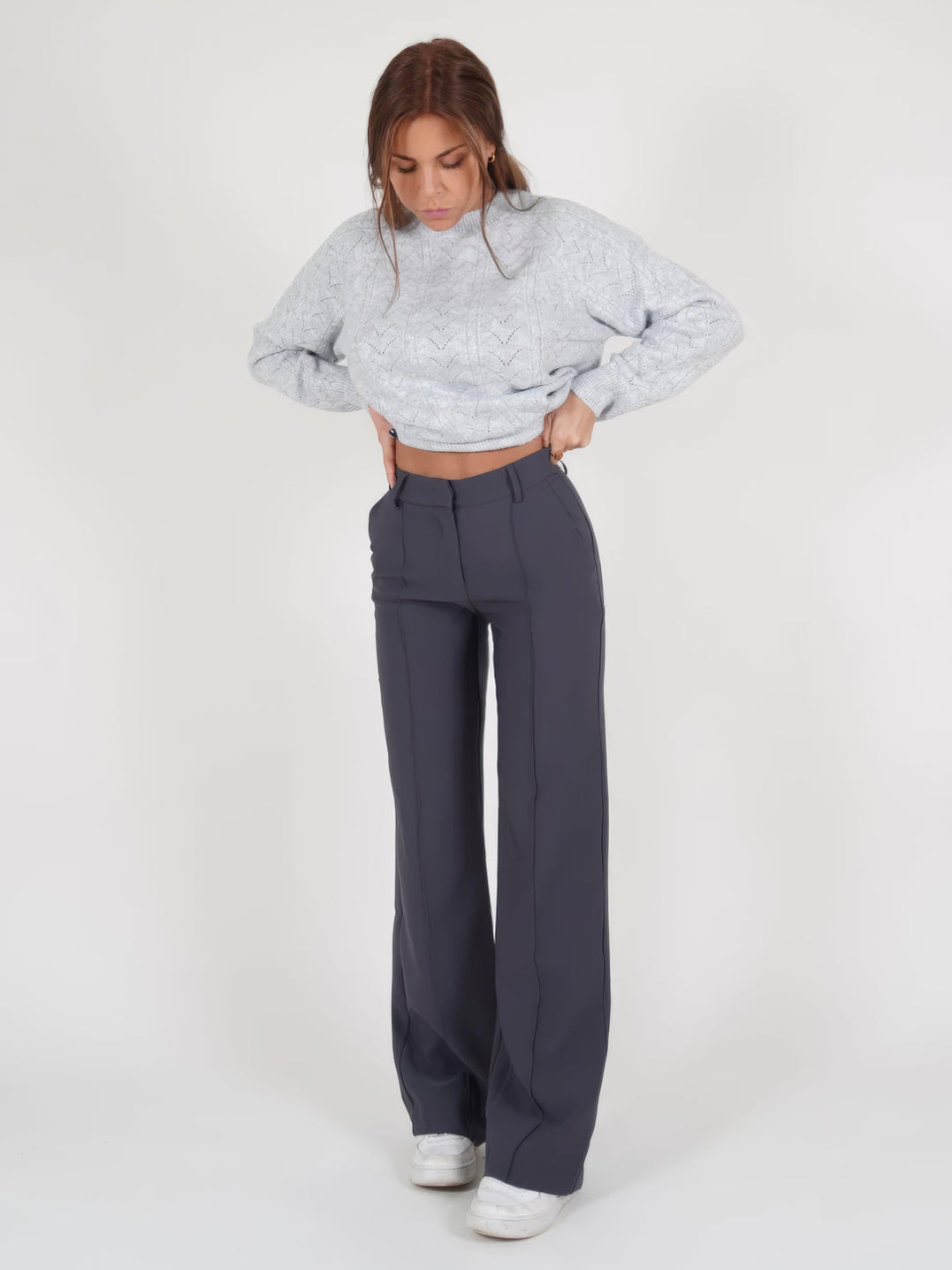 Chique rechte broek voor dames met tijdloos comfort en urban stijl | Noor