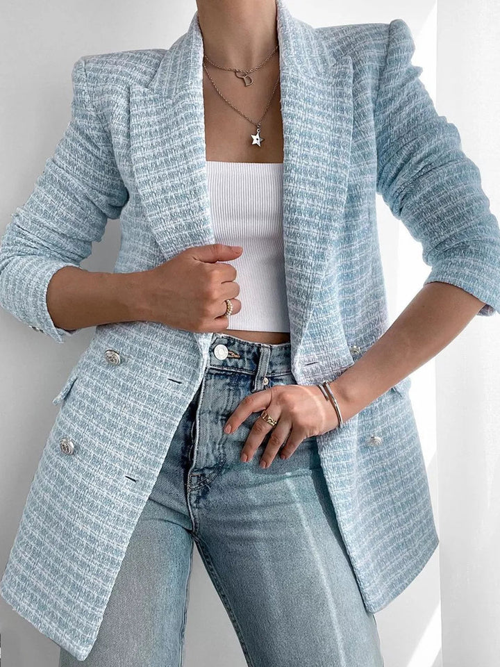 Geraffineerd en stijlvol Getailleerde Blazer voor dames met tijdloze elegantie | Saar