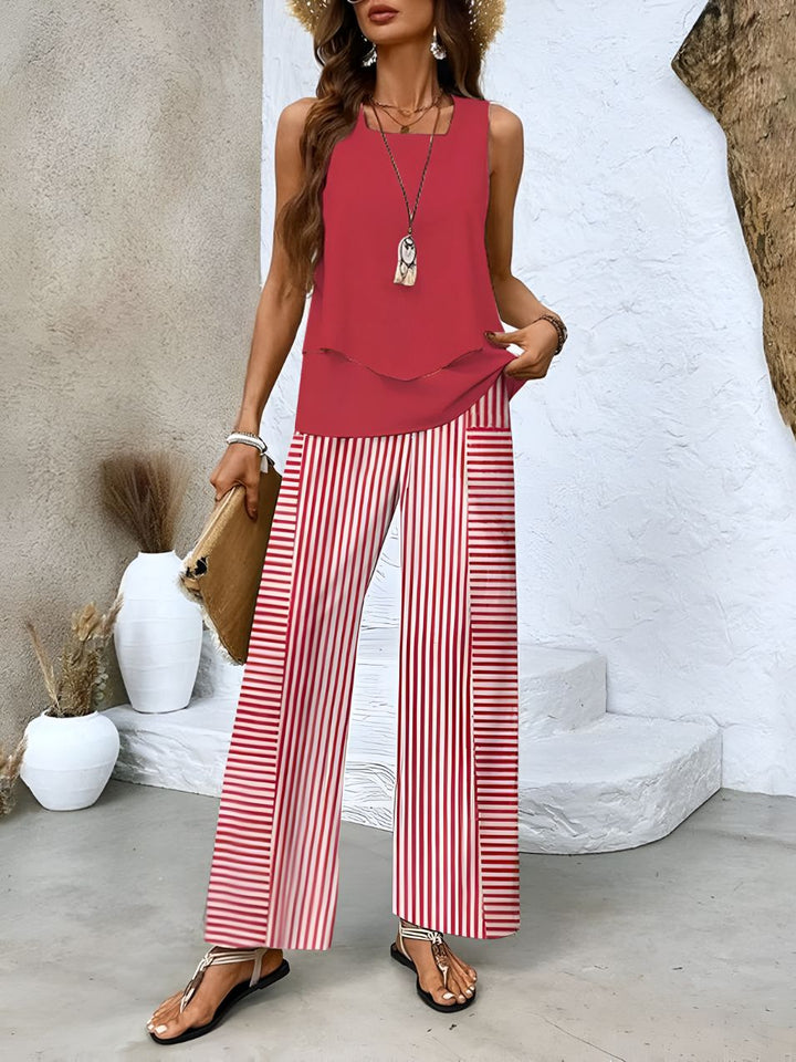 Elegante en veelzijdige zomerset voor vrouwen met moeiteloze charme en casual stijl | Anna