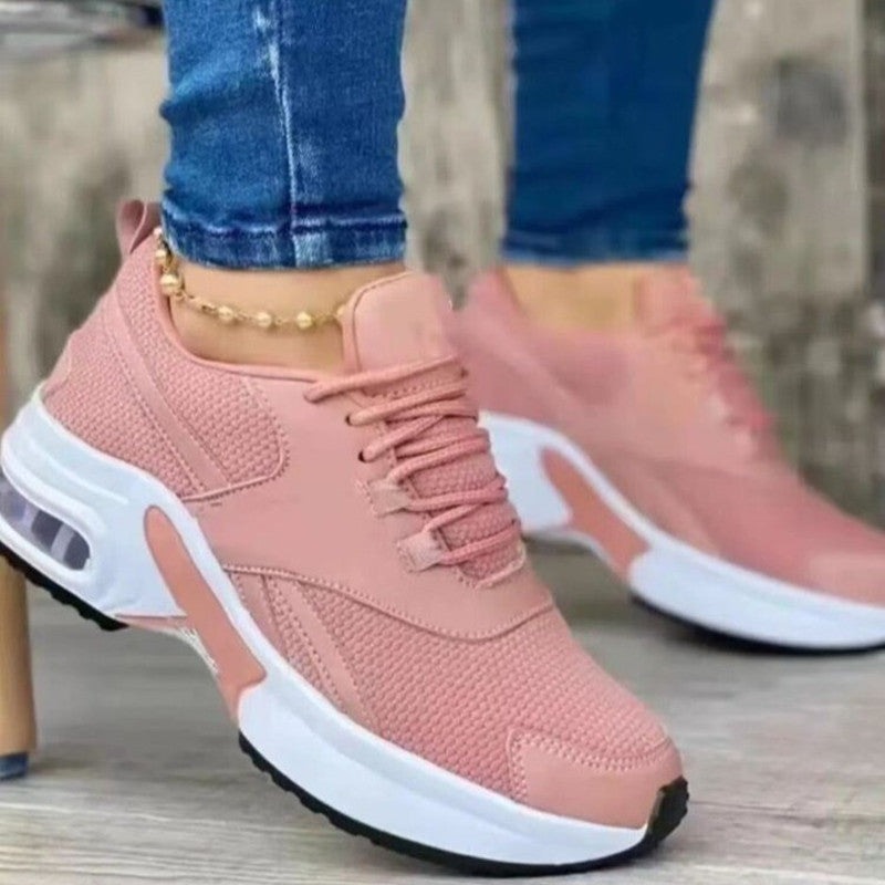 Trendy Sneakers met Dikke Zool voor Dames met Stijlvol Comfort en Veelzijdigheid | Fleur