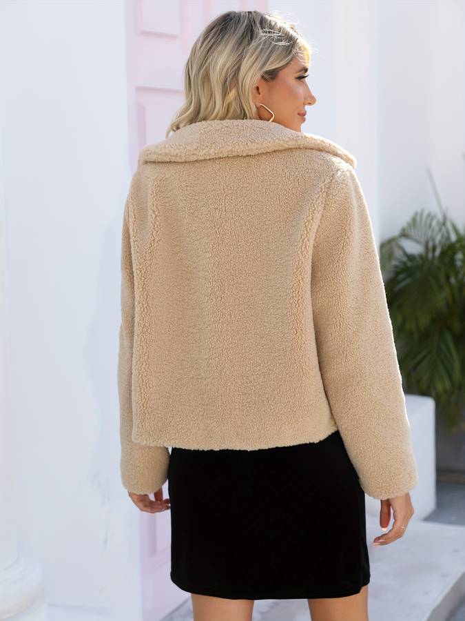 Knusse en stijlvolle Teddy winterjas voor ultieme warmte en moderne charme | Elin