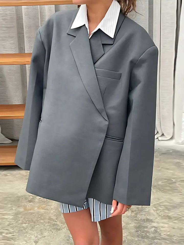 Elegante en stijlvolle oversized blazer voor dames met moderne en verfijnde twist | Lise