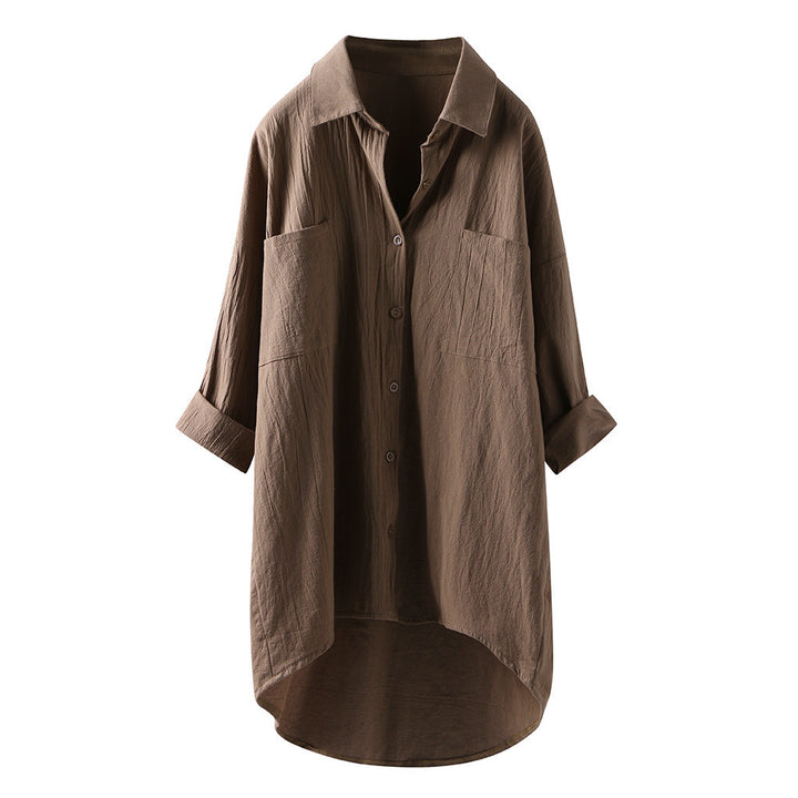 Casual en stijlvolle oversized blouse met lange mouwen voor dames met moeiteloze charme | Nora