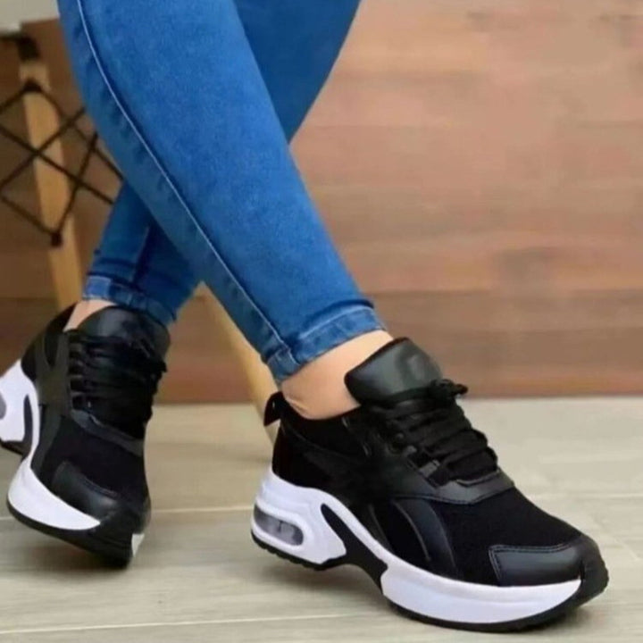 Trendy Sneakers met Dikke Zool voor Dames met Stijlvol Comfort en Veelzijdigheid | Fleur