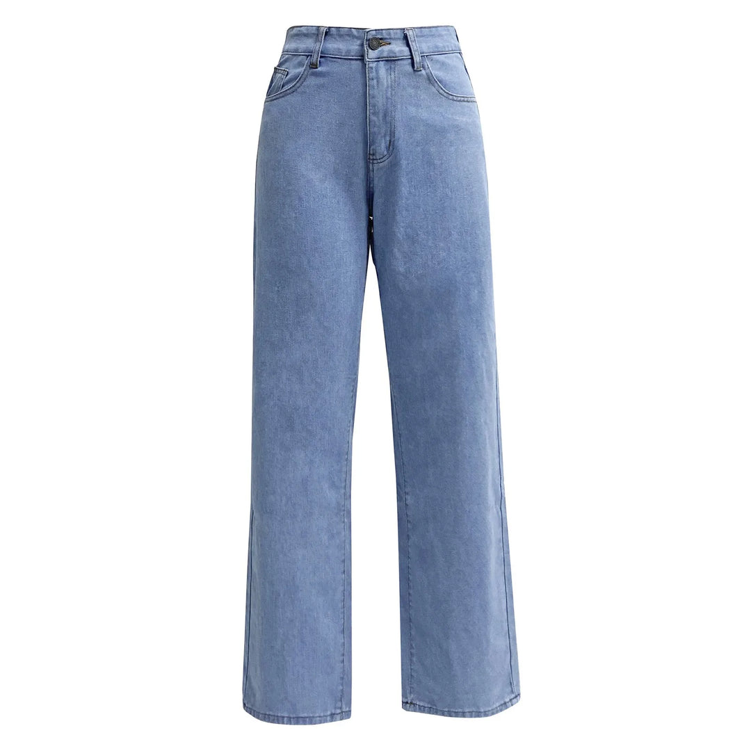 Casual Loose Fit Rechte Jeans voor dames in zachte Stretch denim en tijdloze stijl | Eline