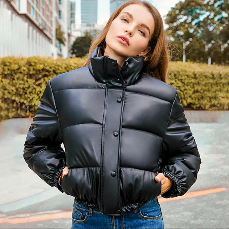 Gewaagd en Stijlvol Winter Bomber Jas voor Vrouwen met Knus Comfort en Veelzijdig Ontwerp | Lieke