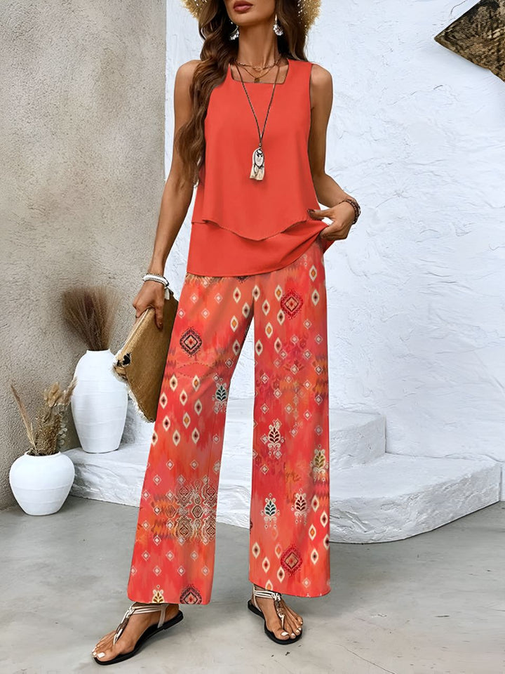 Elegante en veelzijdige zomerset voor vrouwen met moeiteloze charme en casual stijl | Anna