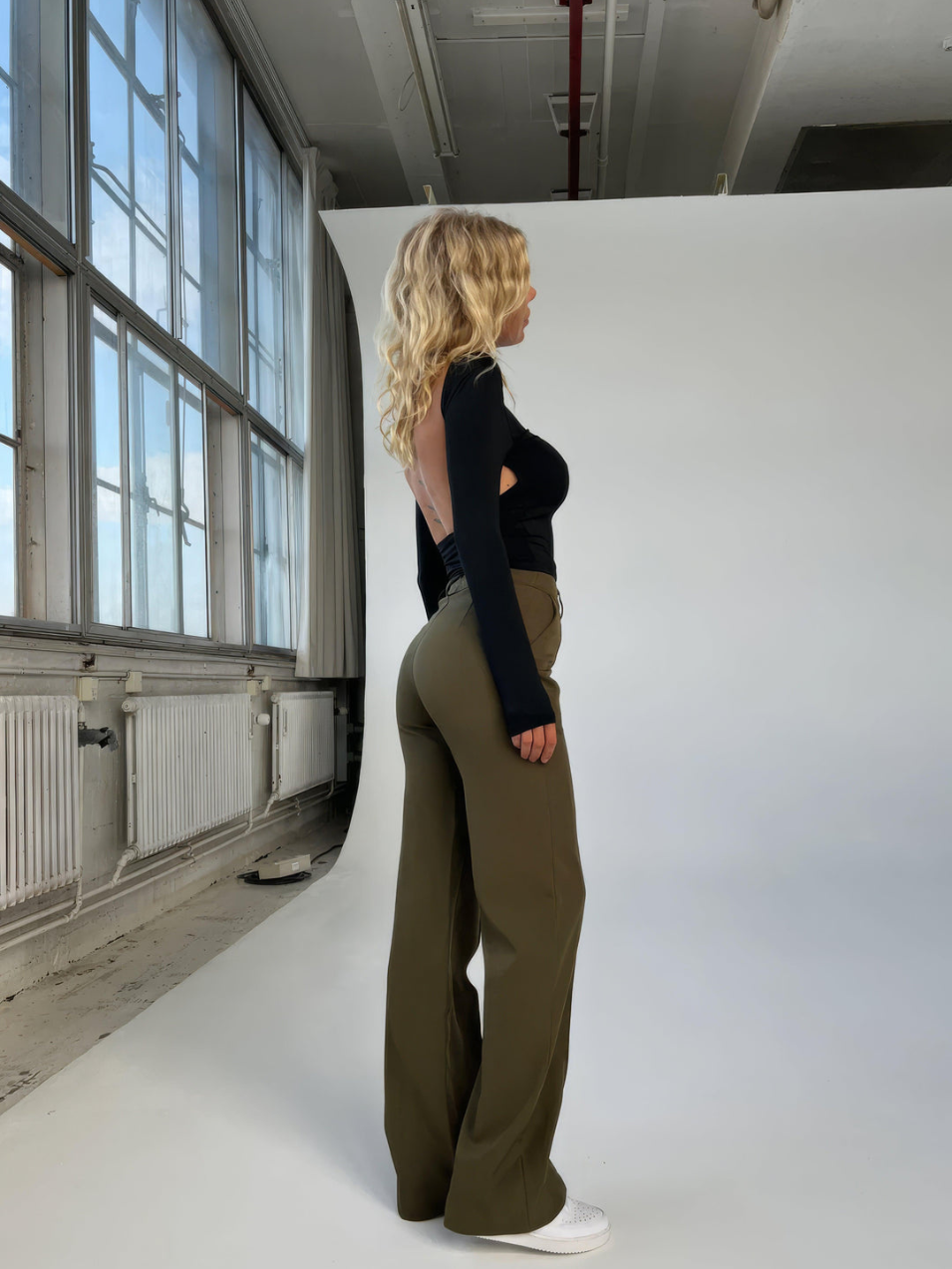 Chique rechte broek voor dames met tijdloos comfort en urban stijl | Noor