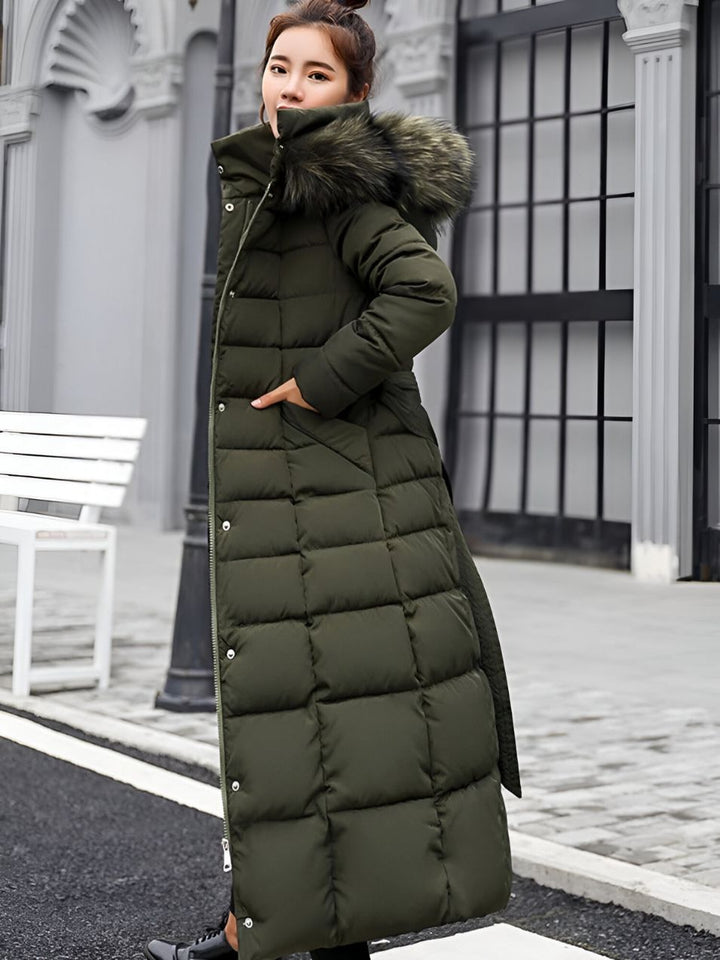 Luxe en ultra-warme puffer parka jas voor dames met stijlvol design en ultiem comfort | Meike